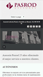 Mobile Screenshot of pasrodasesores.com