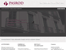 Tablet Screenshot of pasrodasesores.com